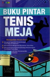 Image of Buku Pintar Tenis Meja