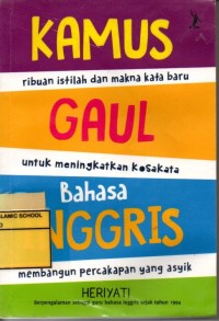 Image of Kamus Gaul Bahasa Inggris