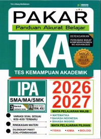 Image of PAKAR TKA (Tes Kemampuan Akademik) SMA/MA 2026-2027 IPA